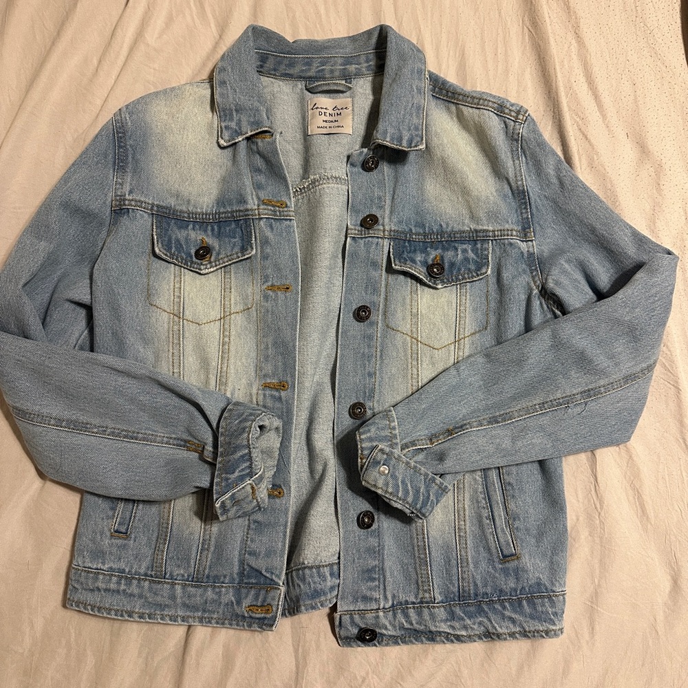 Classic Blue Denim Jean Jacket